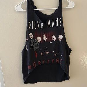 Marilyn Manson vintage cut muscle tee Sz S/M